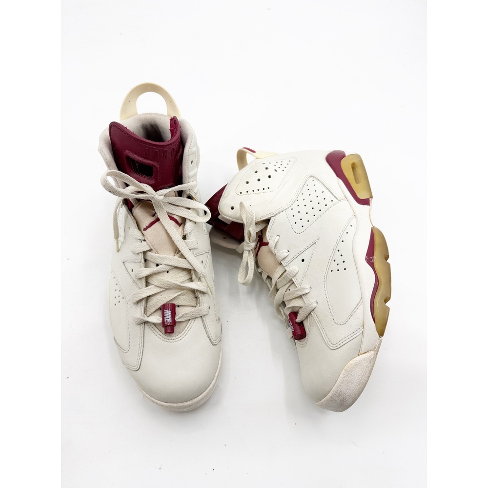 Nike Air Jordan 6 Retro Maroon Off White 2015 384664-116 Mens 10.5